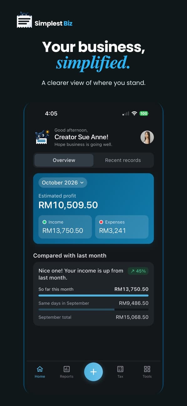 Simplest Biz screenshot 1